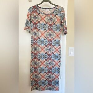 LuLaRoe Julia Dress Extra Small